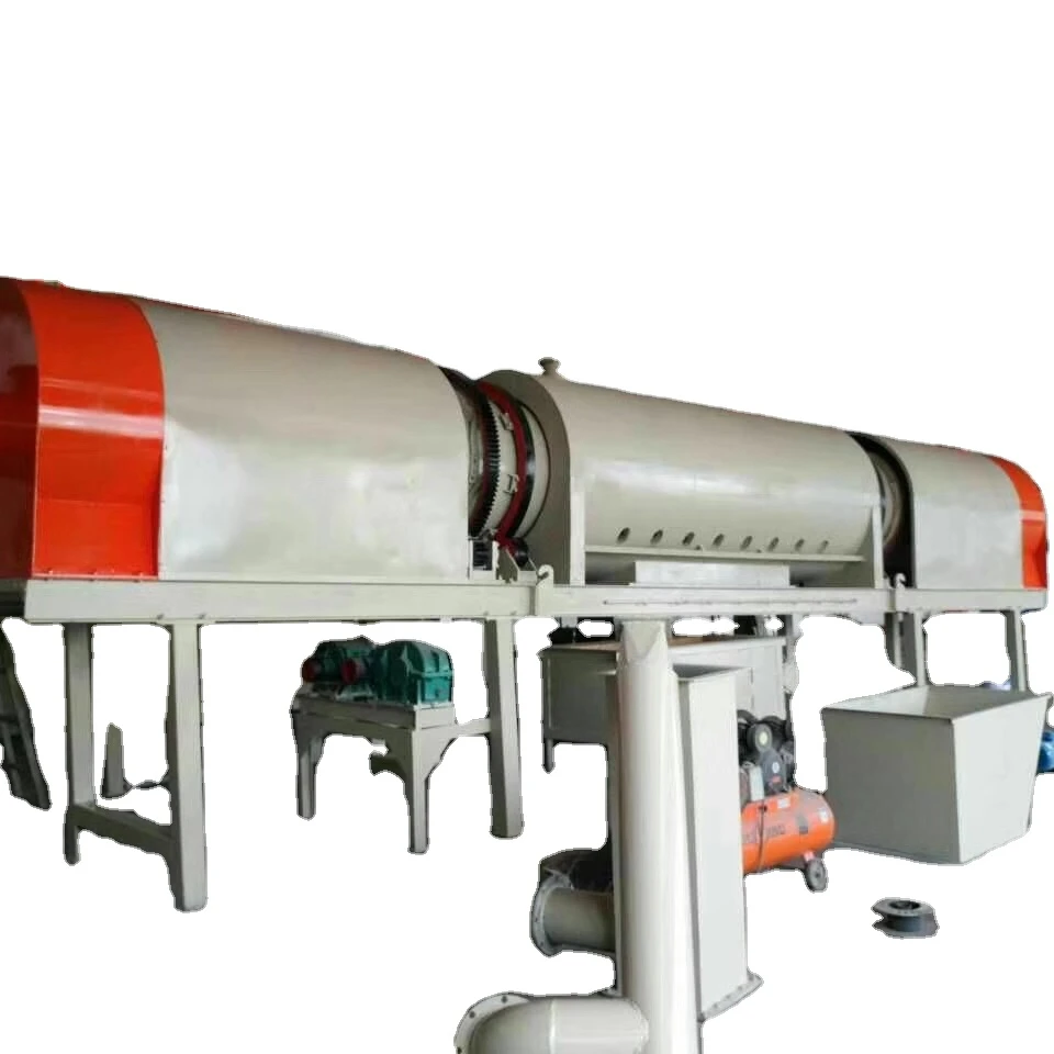 Horizontal Biomass Rotary Activated Carbon Airflow Continuous Carbonization Furnace