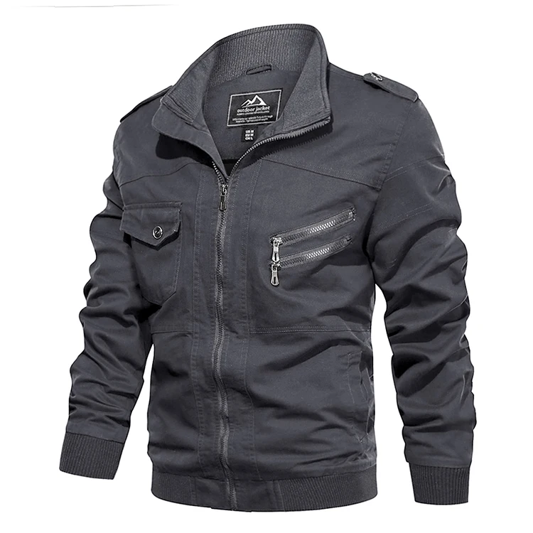 Custom  Men Streetwear Wind Breaker Jacket Outer Wear Jaket Winter Men Motorcycle,Cargo  Cotton Jacket Tactical Supplier
