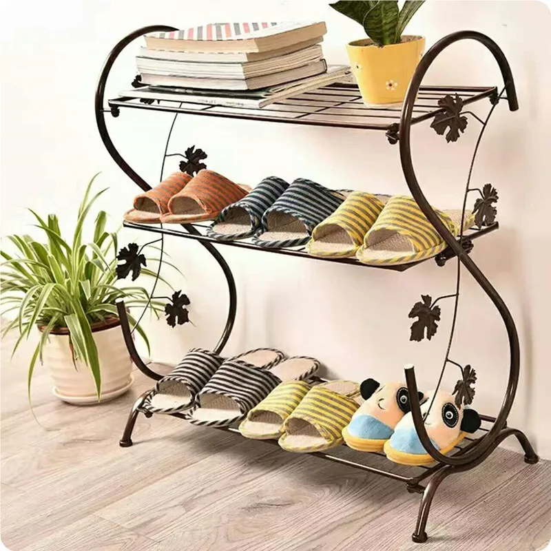 Modern shoe rack multi-layer simple shoe storage cabinet for home