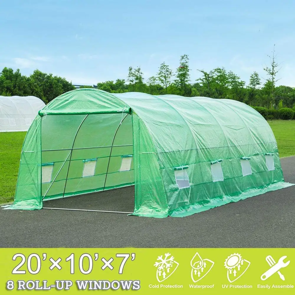 walk-in tunnel plastic greenhouse agriculture 3x6m