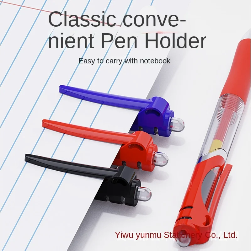 Factory wholesale K35 Press gel pen 0.5 Bullet large capacity carbon signature roller ball pen refill student stationery