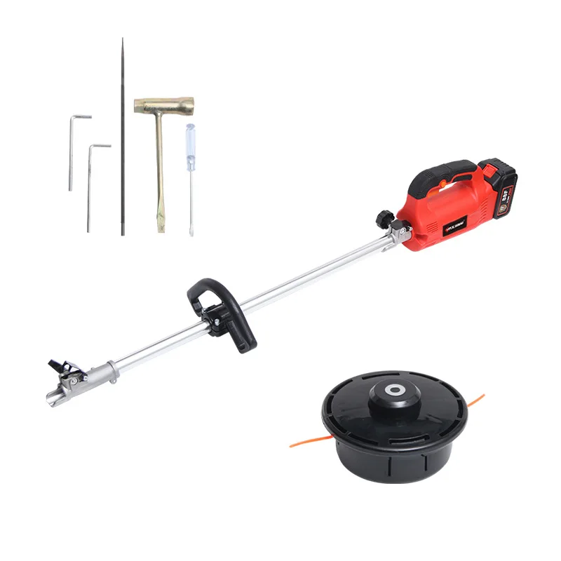 Landtop Portable Line Machine Lithium Grass Cutter Trimmer Head Electric Function Of Battery Brush Cutter for Grass