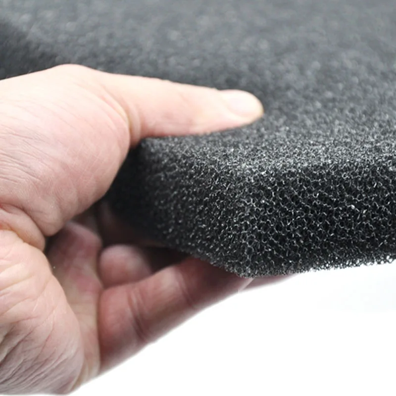 Sponge factory polyurethane filter cotton black trash can air conditioner dust-proof sewage treatment aquarium water