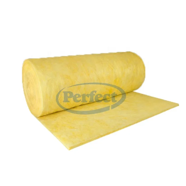 HVAC system fiberglass rigid blanket acoustic thermal insulation for sound absorbing glass wool duct wrap