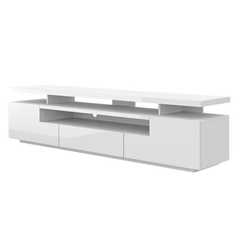 TV Stand for TVs up to 90' TV Cabinet with LED Light Television Cabinet Living Room Furniture