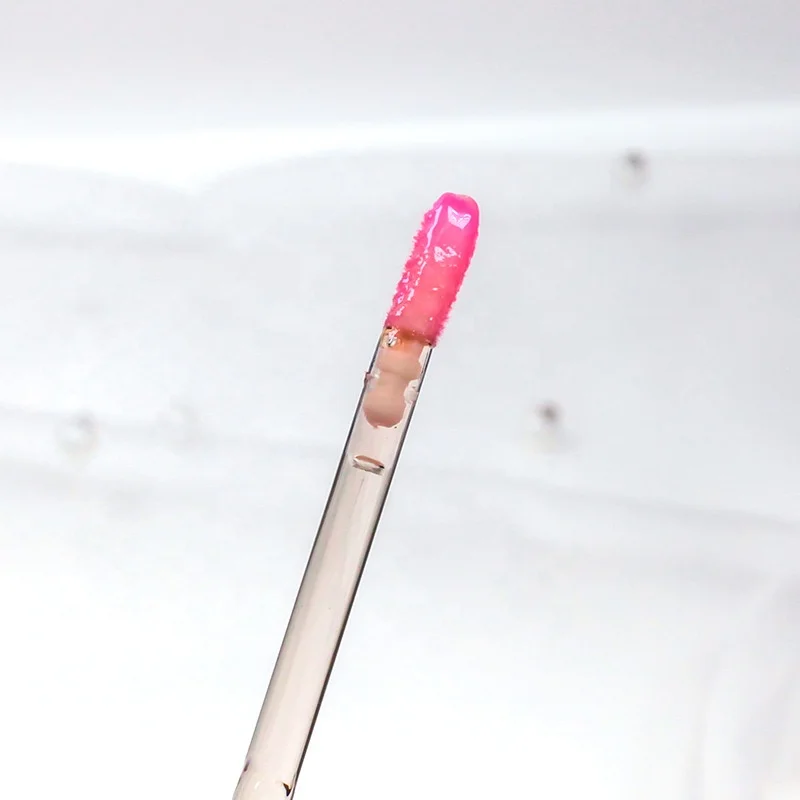 Lip gloss Base Vendor Clear Glossy Fruit Bulk Flavor Fruity Transparent Oil  No Label Private Organic Lip Oil Lip Gloss