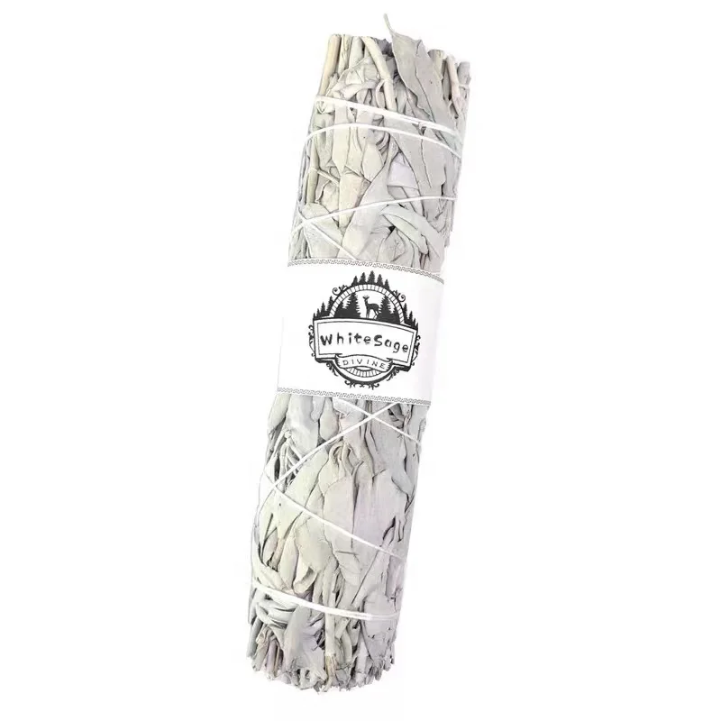 
White Sage Smudge Sticks with Recycleable Paper Packing with Custom Logo 