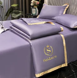 Summer Tencel summer cool quilt four-piece set single double Ice Silk Air conditioning quilt washable summer quilt