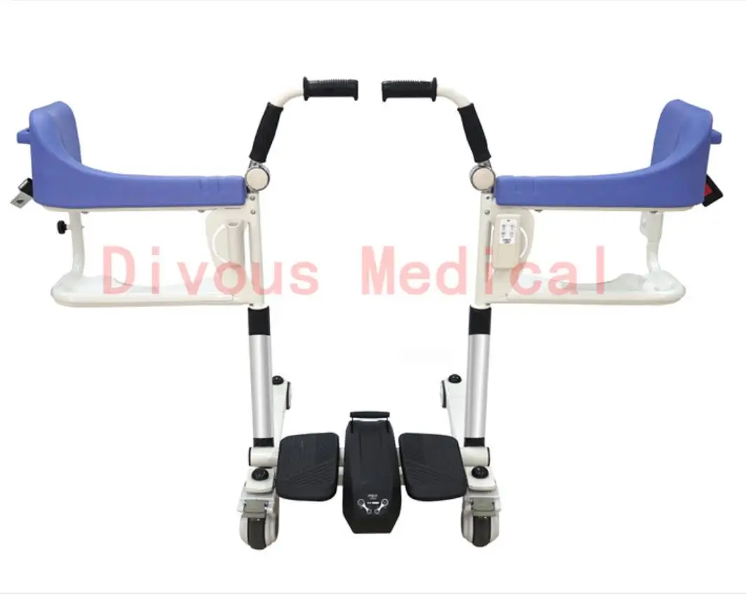 health care wheelchair  Remote Control electric lift patient transfer chair for toilet and easy take shower elderly patients an