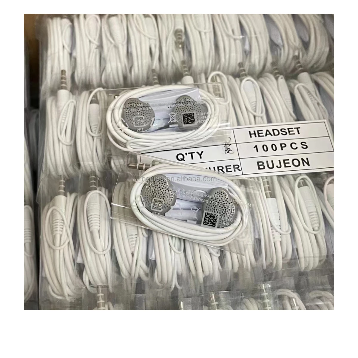 Сделано в Вьетнаме 3,5 мм EHS61 S5830 наушники A71 оригинальные 5830 наушники с микрофоном OEM наушники-вкладыши гарнитура для samsung 5830