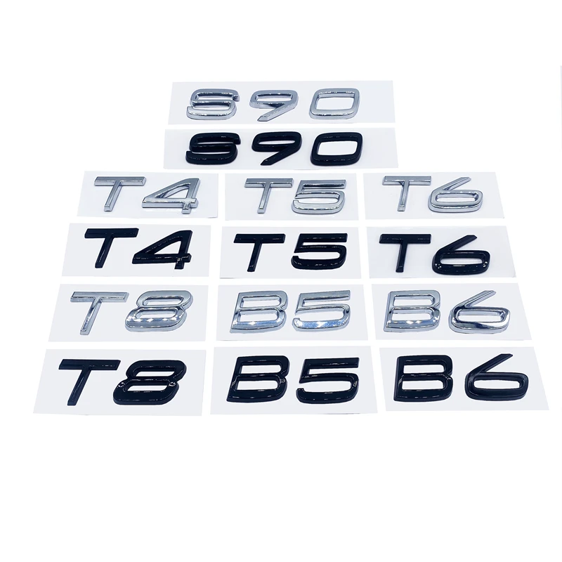 Factory Sale Car Badge Sticker For Volv o XC60 S90 XC40 XC90 V90 V60 VOLVO CAR Stickers Emblem Letters Badge Emblem Logo