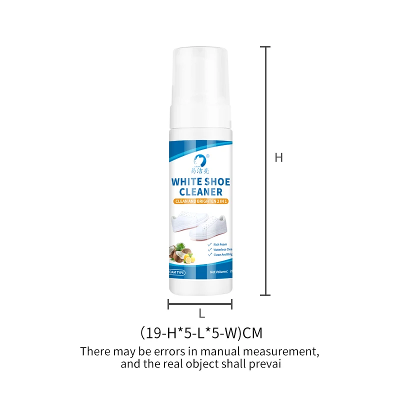 Factory Supply Custom Free Logo Liquid Cleaning Solution Wood Sneaker Brush White Sneaker Cleaner Shoe Cleaner Kit