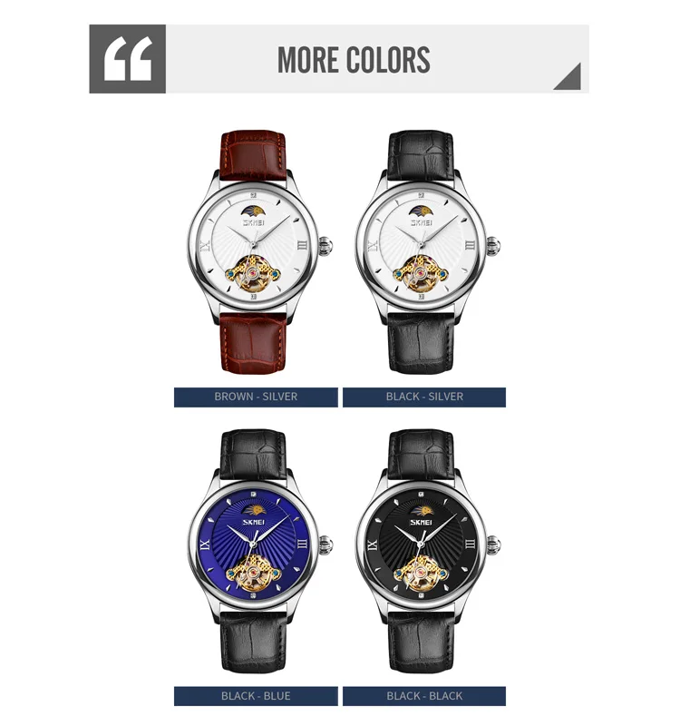 SKMEI 9251 best luxury watch brand mens mechanical watches