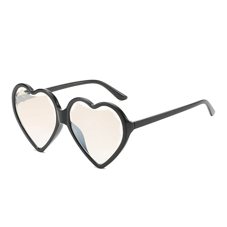 Oversized Designer Sunglasses  Party Love Heart Shape Trendy UV Sun glasses Women