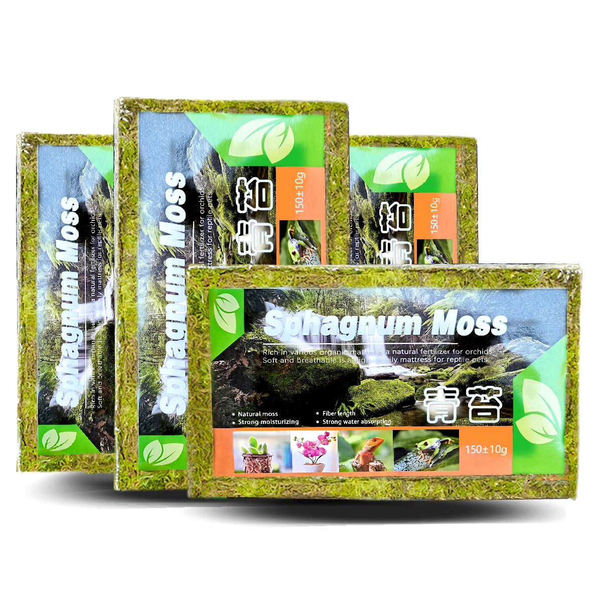 Natural Compressed Dry Moss Cool Climbing Turtle Hibernating Winter Moisturizing Moss Mat Reptile Supplies Sphagnum Moss