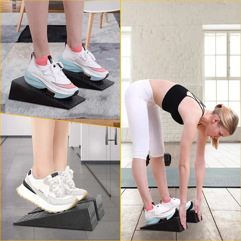 Gymbopro Sport Fitness Eva Squat Block Wedge Calf Stretcher Slant Board Gym Weight Durable Wedge