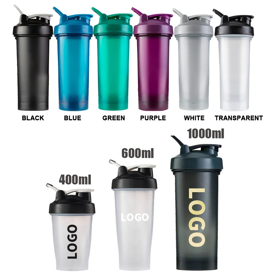 Wholesale OEM Visible Steel Mixer Portable Custom Logo Label Water Powder Gym SHAKER Beker Cup Blender Protein Shaker Bottle