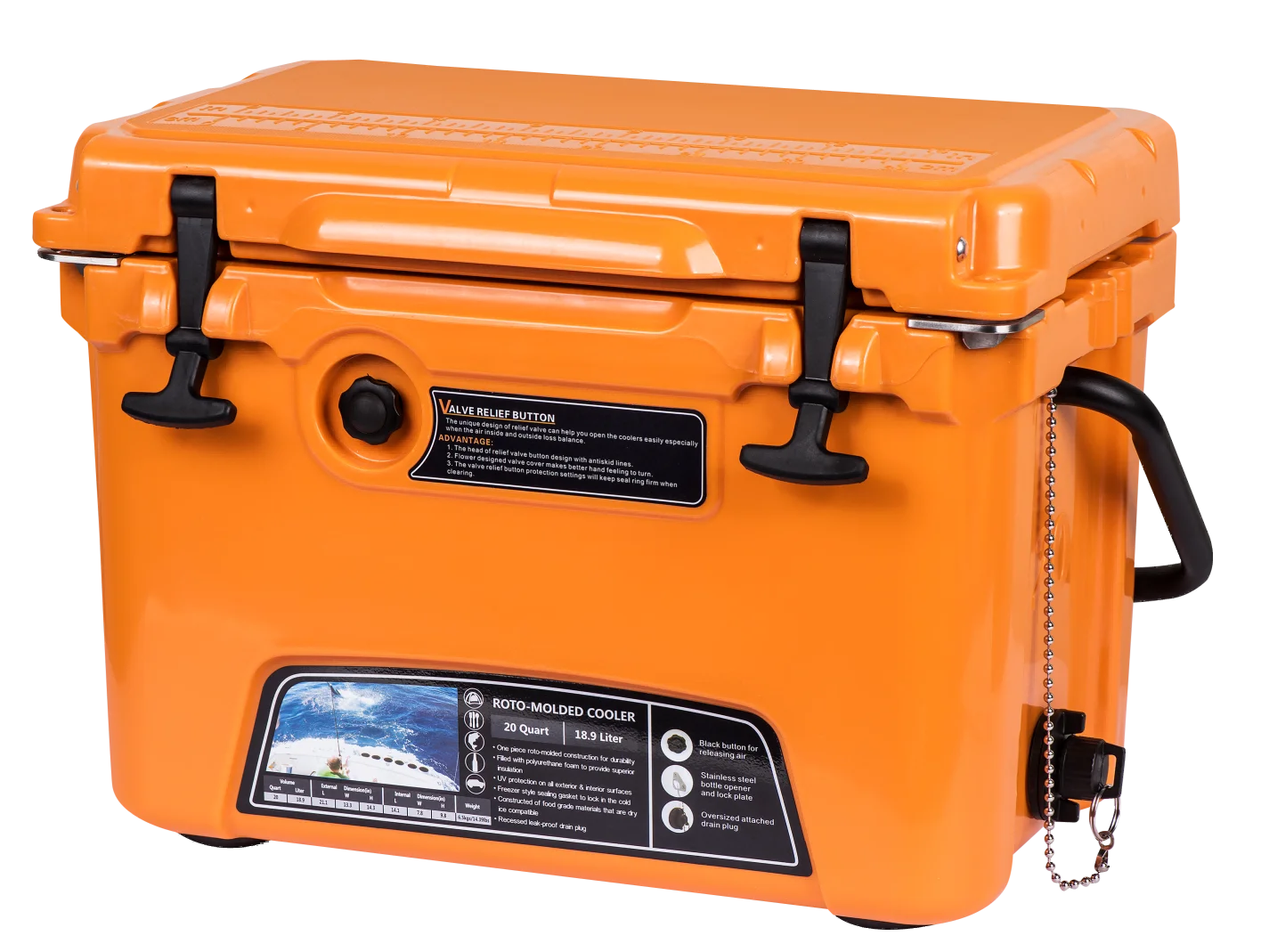 Food Container Cooler Box Hard Shell Cooler Picnic Yety Cooler Box