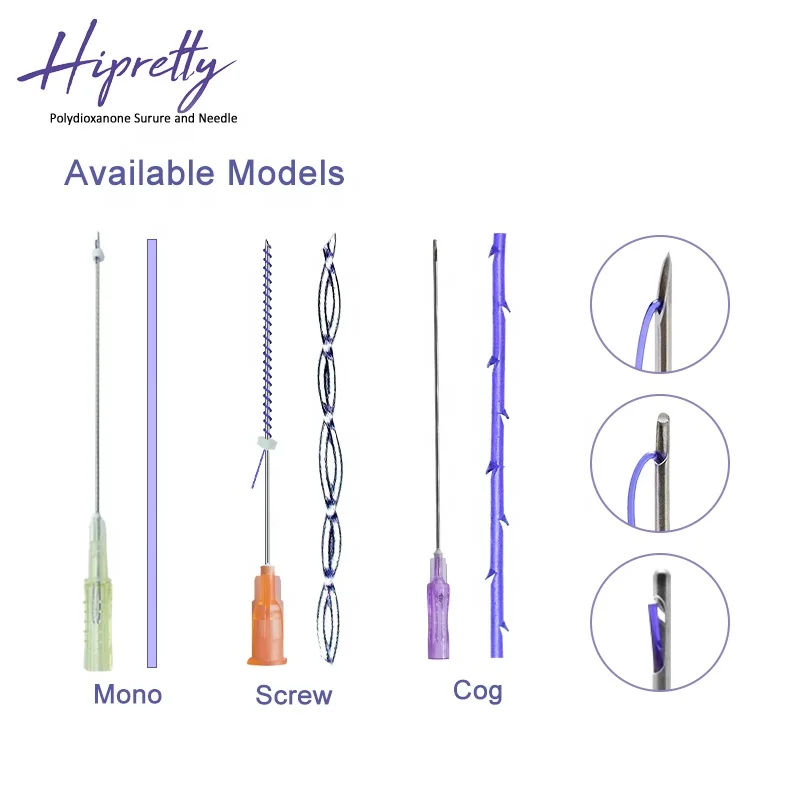 mono 26g 90mm Medical Disposable absorbable surgical suture needle polyglycolic acid &polydioxanone monofilament