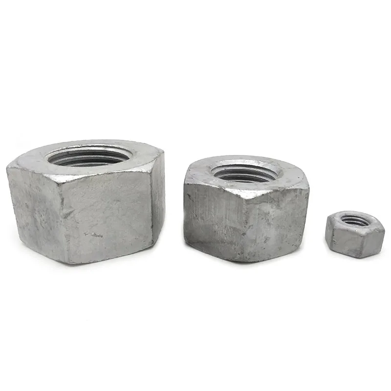Manufacturer DIN934 Grade 8.8 Carbon Steel Hexagon Nut Black Finished Hex Nut