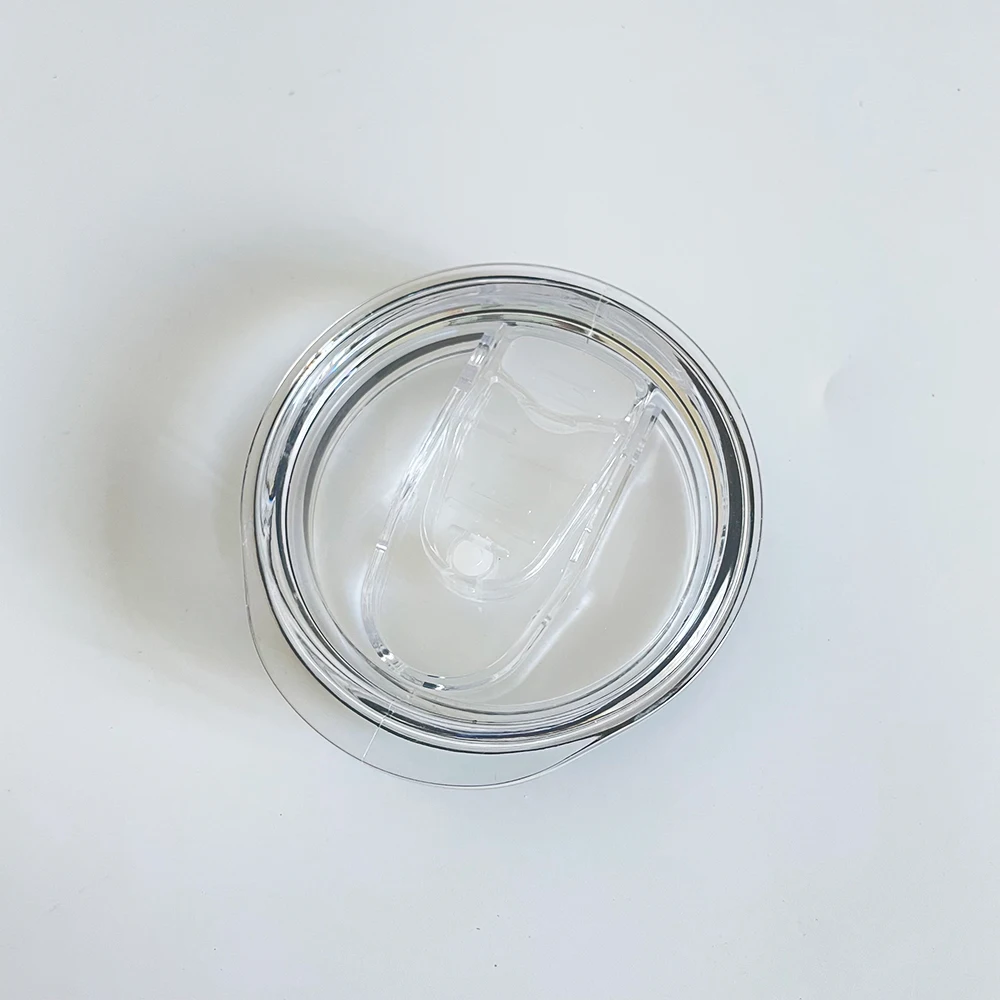 Replacement 20 oz skinny tumbler slider lid pack of 25 USA warehouse slide lid manufacturer 15oz 20oz straight tumbler lid