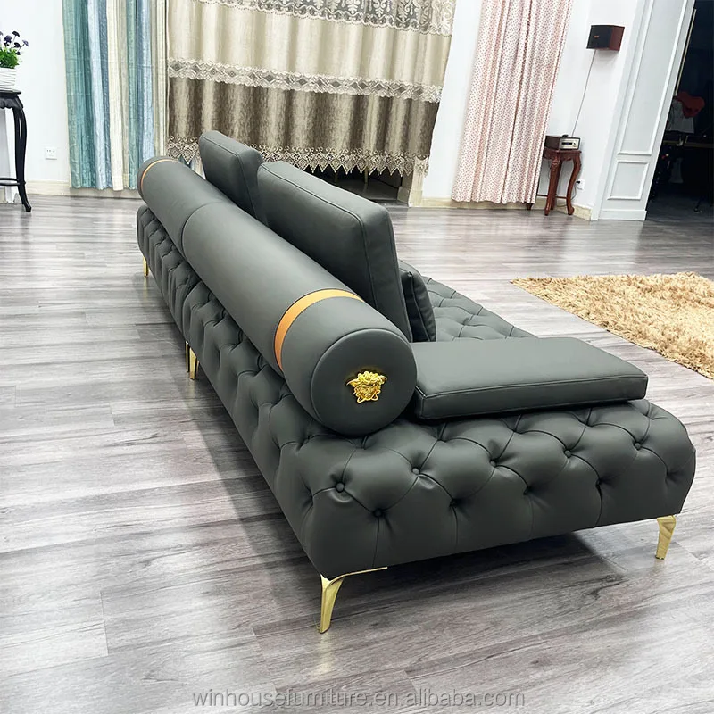 Wholesale Manufacturer European Home Living Room Furniture Light Luxury Sofa Set Couch Sectional Sofa living room sofa