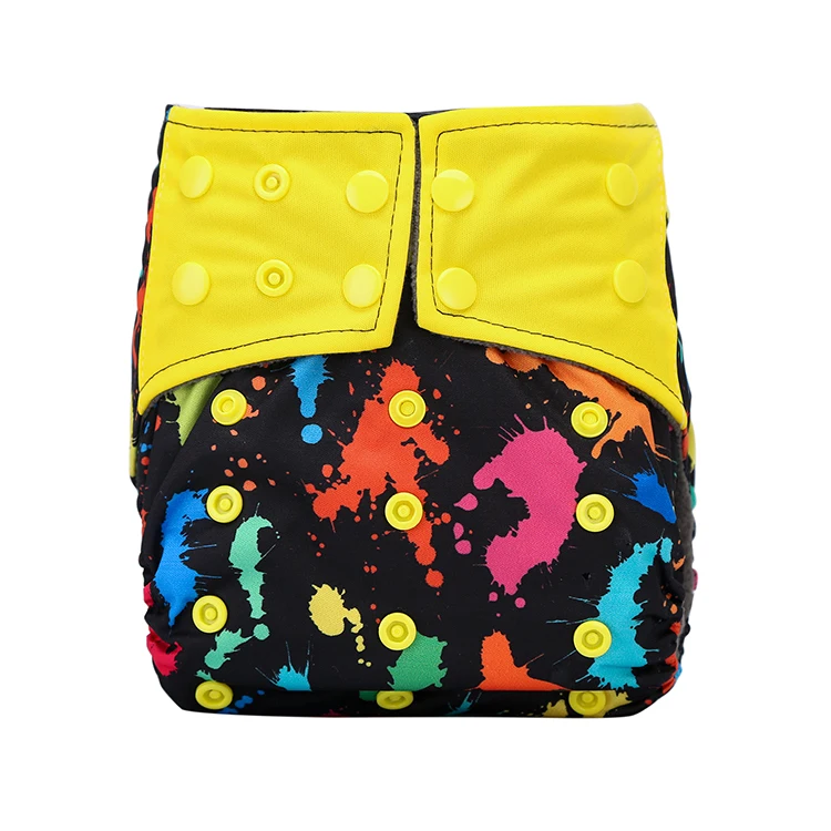 Golden Supplier Organic Customizable Leakproof Pul Super Absoort Reusable Washable Wholesale Cloth Diaper CPSIA SGS Certificate