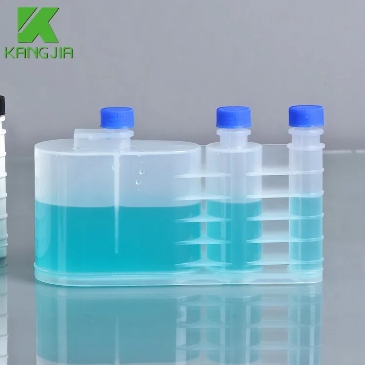 Unique Design HDPE Empty Plastic Reagent Bottle for Beckman Coulter Chemistry Analyzer in Vitro Diagnostic