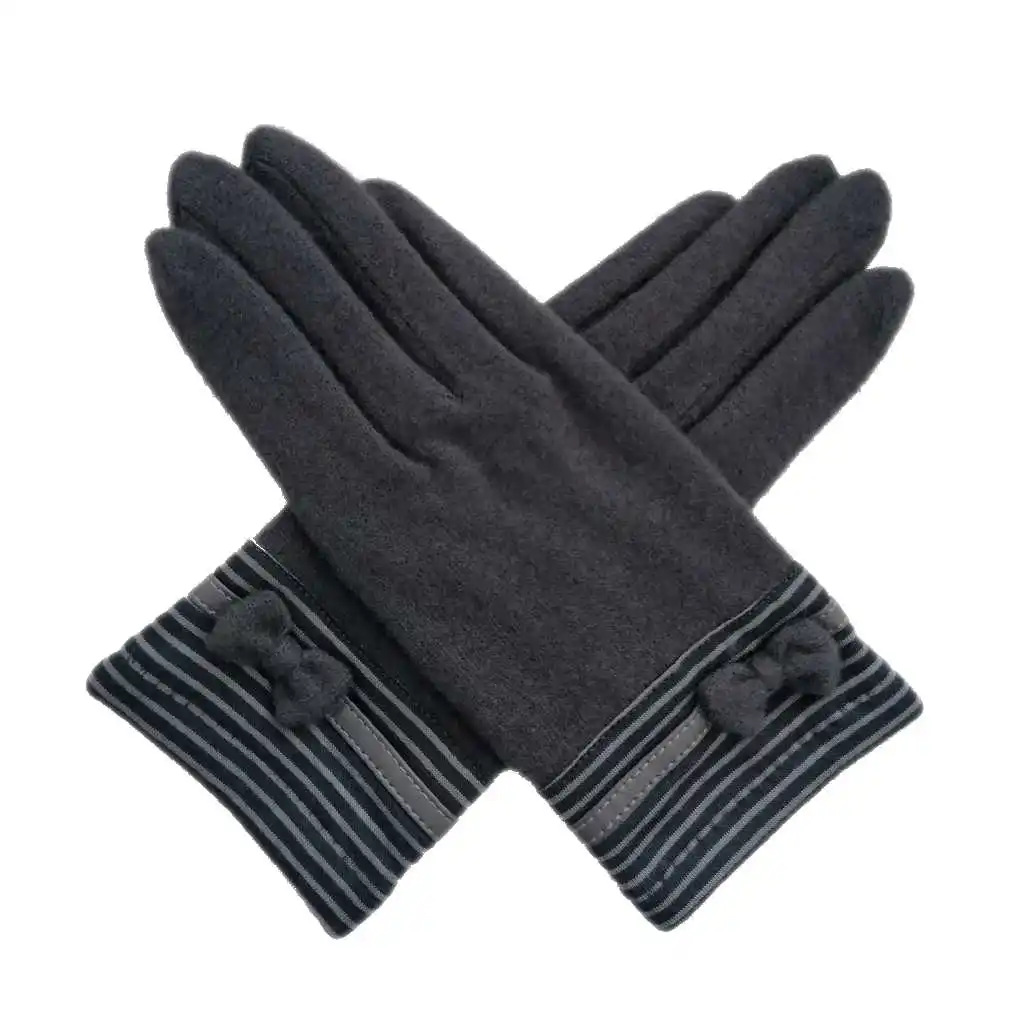 
Custom wool winter female fashionable fitness keep warm knitting gloves 