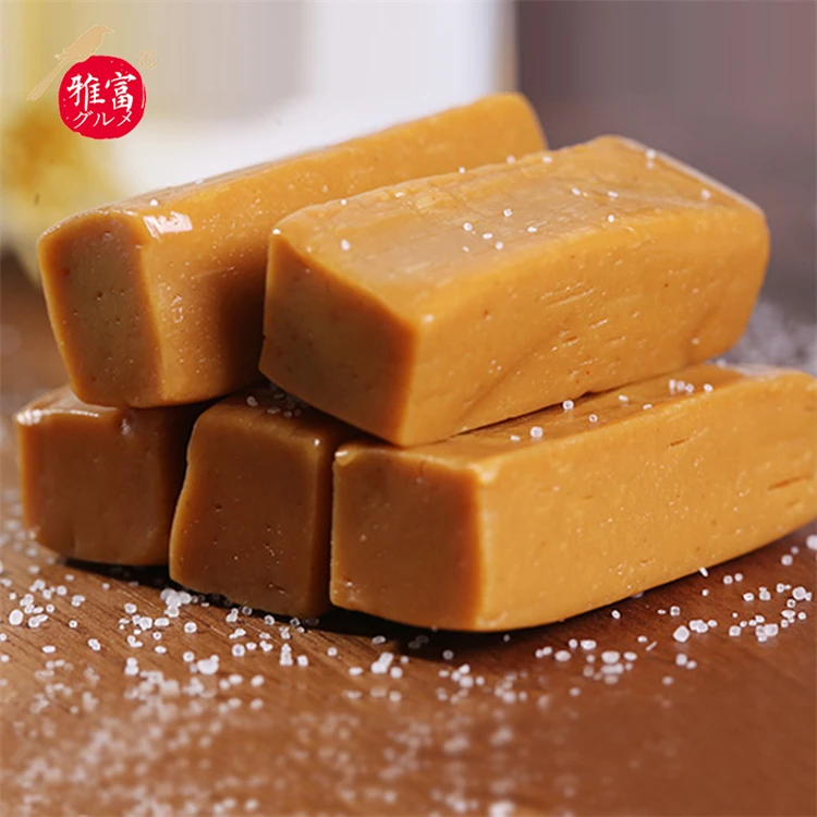 Chinese Supplier Wholesale Price Sale 82g Japanese Toffee Sea Salt Flavor Food Exotic Snacks