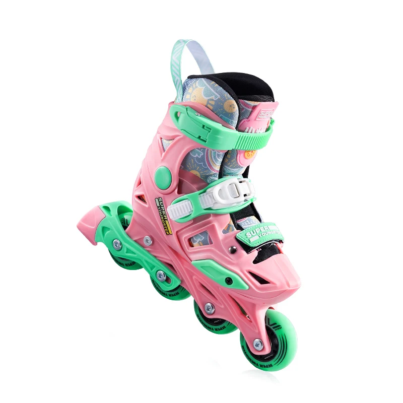 New Design Wholesale Adjustable Size Sport Inline Speed Skates And Flashing Roller Skate for for Public
