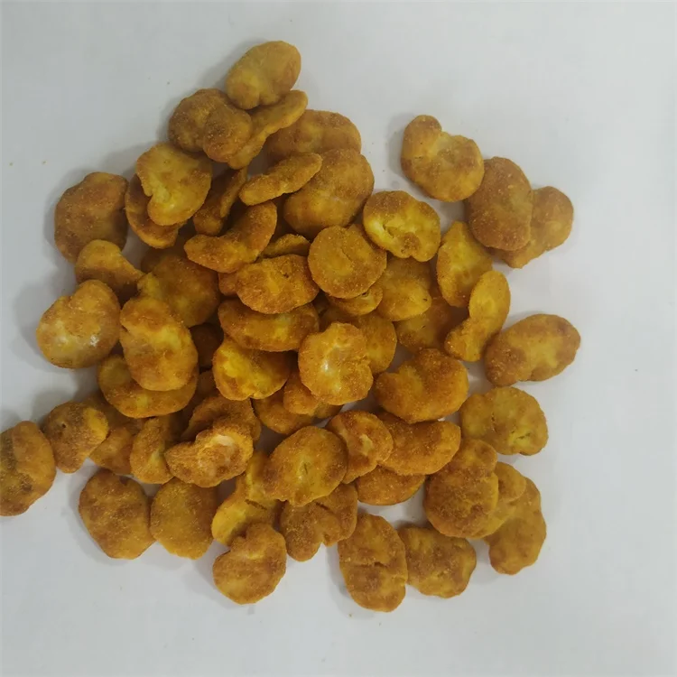 
Healthy Snacks Good Taste Curry Flavor Spicy Broad Beans Chips 