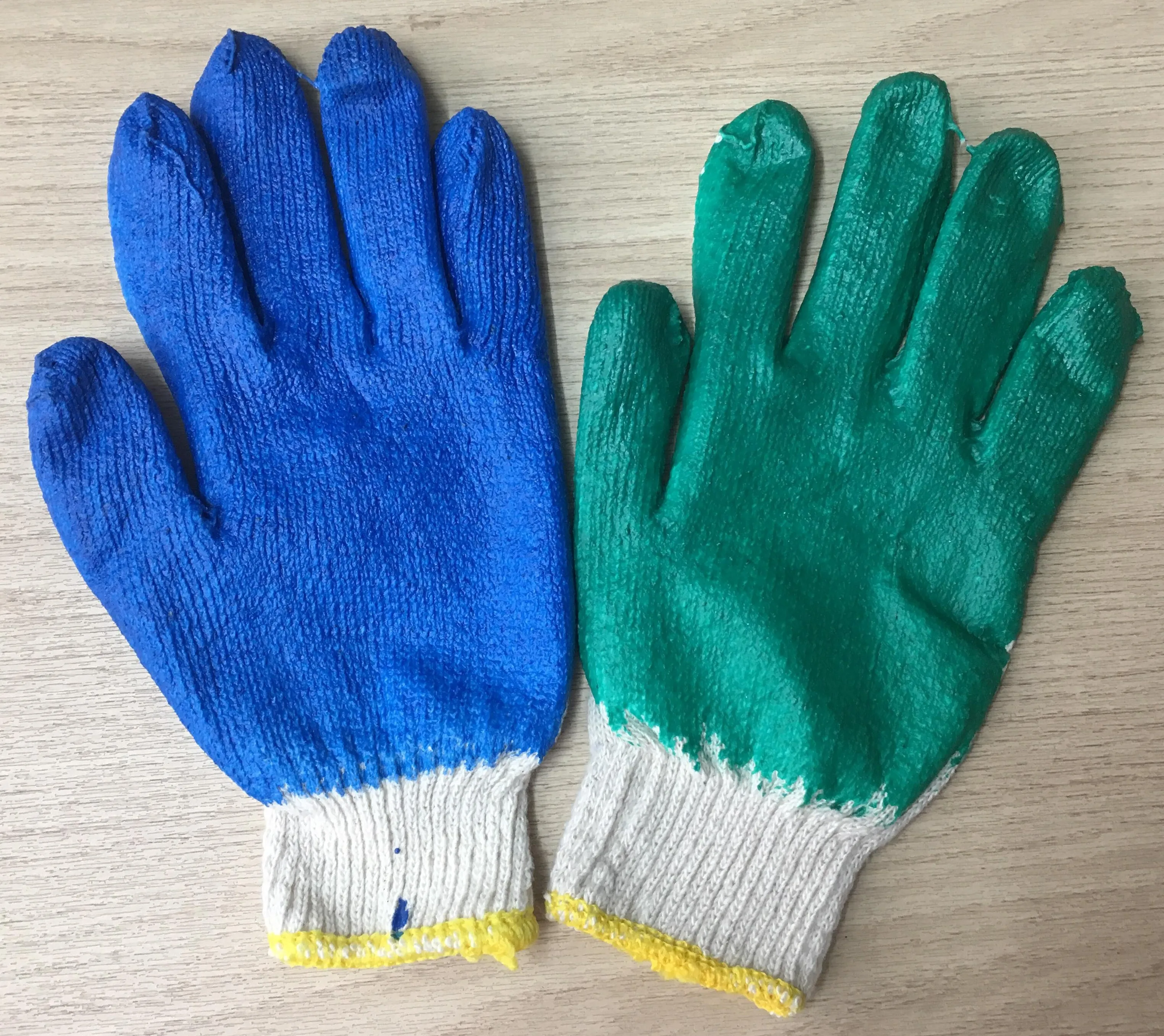 
High Quality Vietnamese Half Coated Gloves - Natural Latex Half Coated Cotton/Polyester Gloves 