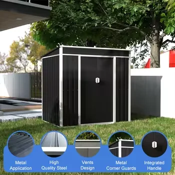 Tool Storage Building Materials Gardening Equipment Garden Shed Premium Mir Modern Portable Outdoor