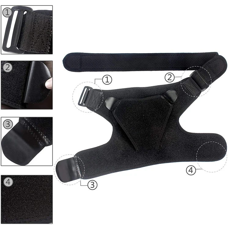 Shoulder Stability Brace with Pressure Pad Light and Breathable Neoprene Shoulder Support
