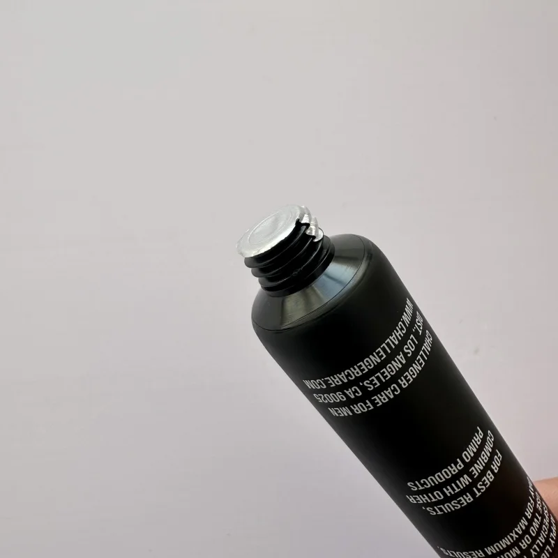 0.34 FL OZ Black matt finish Greenish gold stamping cosmetic packaging tube