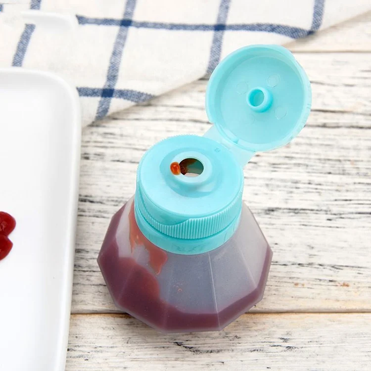 Sauce jars silicone mini squeeze bottle for ketchup mustard mayonnaise condiment dispenser lunch box