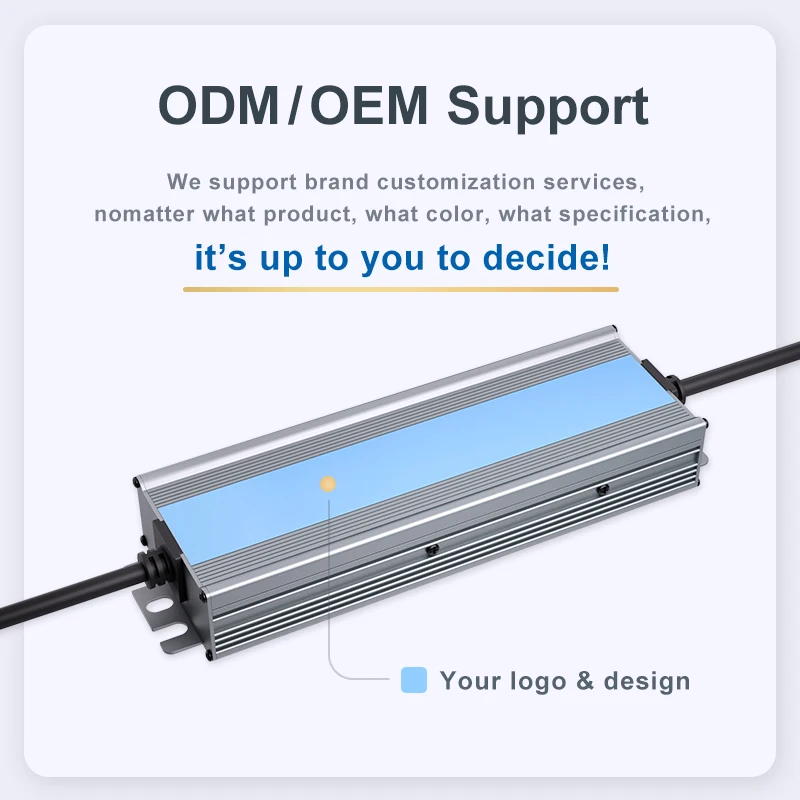 10W 20W 40W 100W 400W 1000W Waterproof AC to DC Switching LED Power Supply 12V 24V IP67 Mean Well Led Driver LED Module Strip