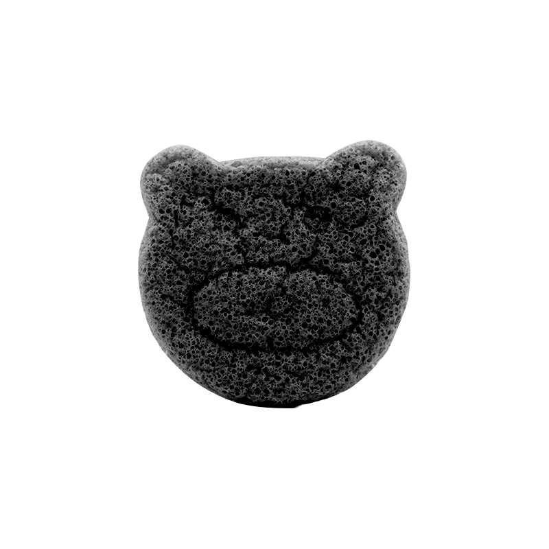 Bebevisa Bear konjac Губка для лица 100% натуральное растительное волокно Уход за кожей Очищение экологически