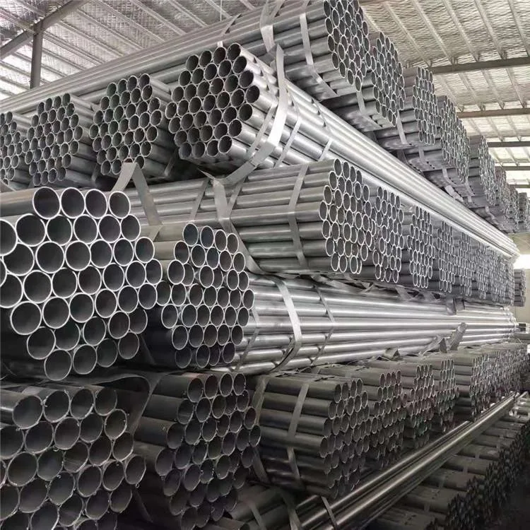 3 Inch GB ERW zinc coated Gi Galvanized Tube Hot Dipped Galvanized Round Steel Pipe for Construction