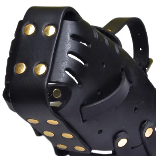 Качественные регулируемые кожаные намордники для животных