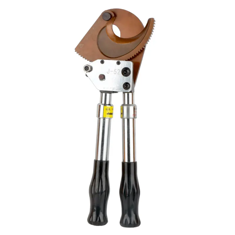 J52 Manual Heavy Duty Rachet Cutter Hydraulic Cable Wire Cutting Tool Retractable High Quality Uesd For Wire Cable