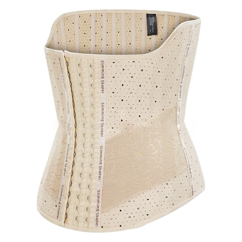 2024 25 steel 2 belts women waist trainer corset sexy latex body shaping clothes