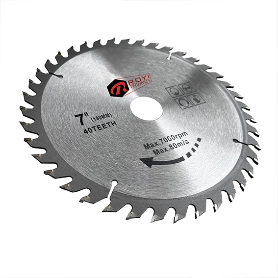 Tct Circular Saw 7 Inch Blade Carbide  For Cutting Wood  40T TCT Circular Saw Blade Discs Customized
