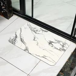 On sale ! Diatomite bath mat soft water absorbing and fast drying bathroom door mat