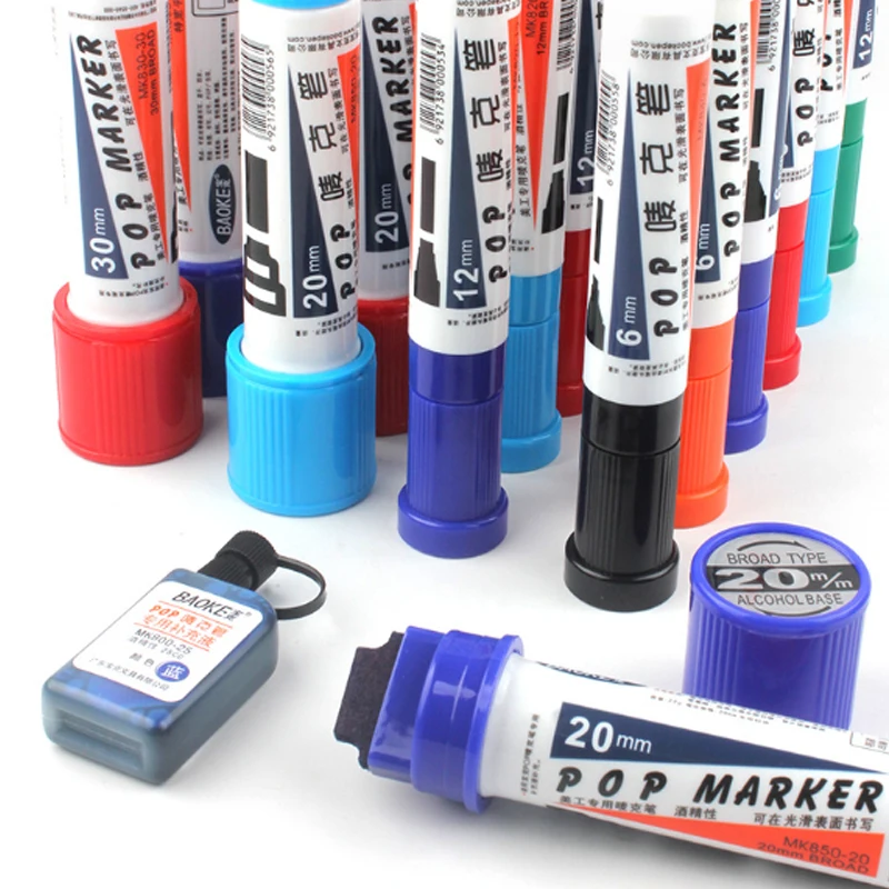 Jumbo Window Thick Car Chalkboard Markers for Kids Restaurant Blackboard Glass Bistro Car Paint Wet Erasable