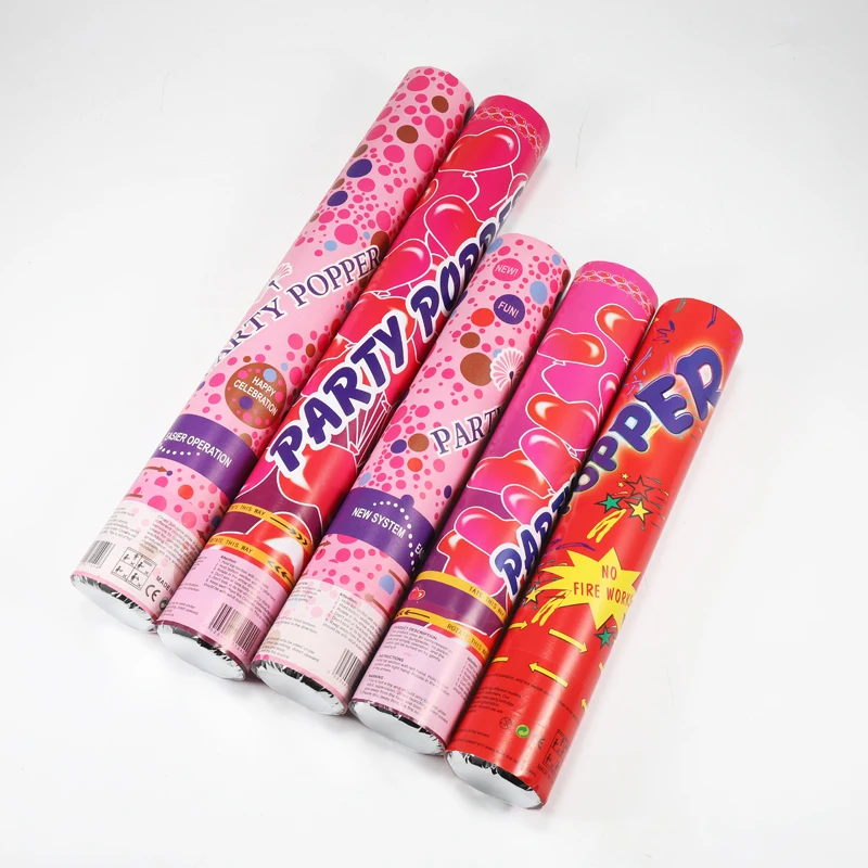 low price holiday celebration gold leaf  party broken sequins Confetti cannon party popper