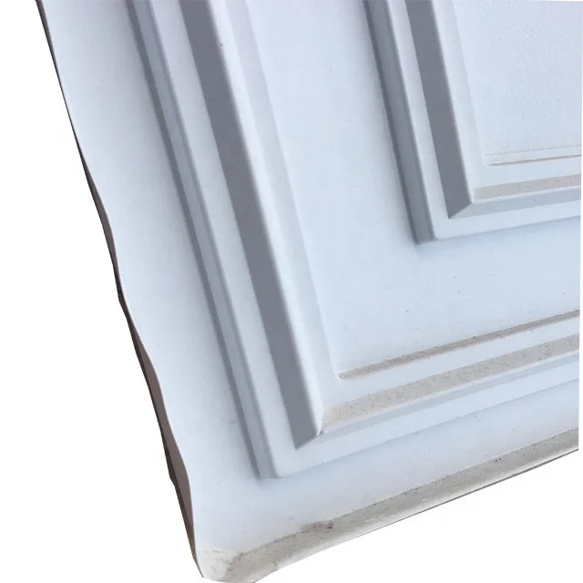 Guangzhou white matt plastic pvc decorative ceiling tiles