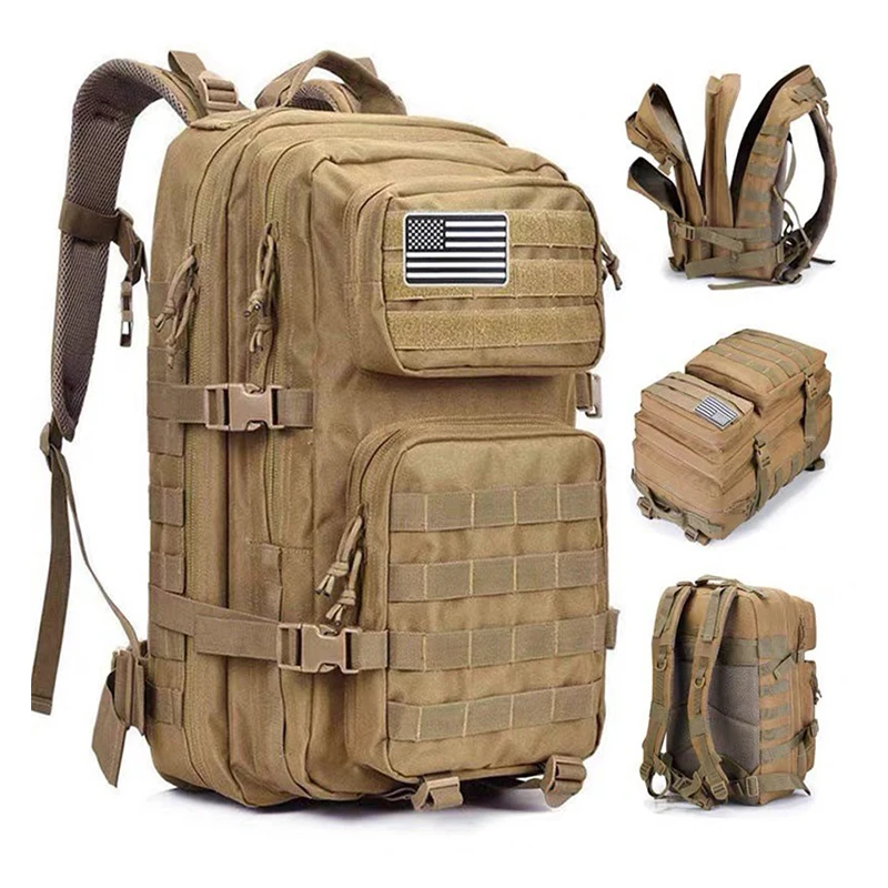 Wholesale Custom gym Hiking Back Pack Backpacks Rucksack hunting Taticas 45L Tactical Backpack Bags For Men Mountaineering