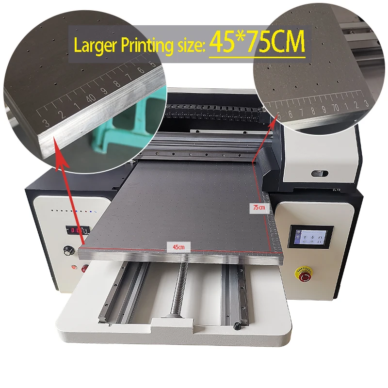 A2 2 XP600 led uv metal name card bed flat sneakers dtf printer for playing cards